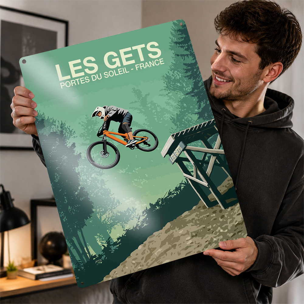 Póster estampado con motivos d - Mountain Biking Europe reseña y precio