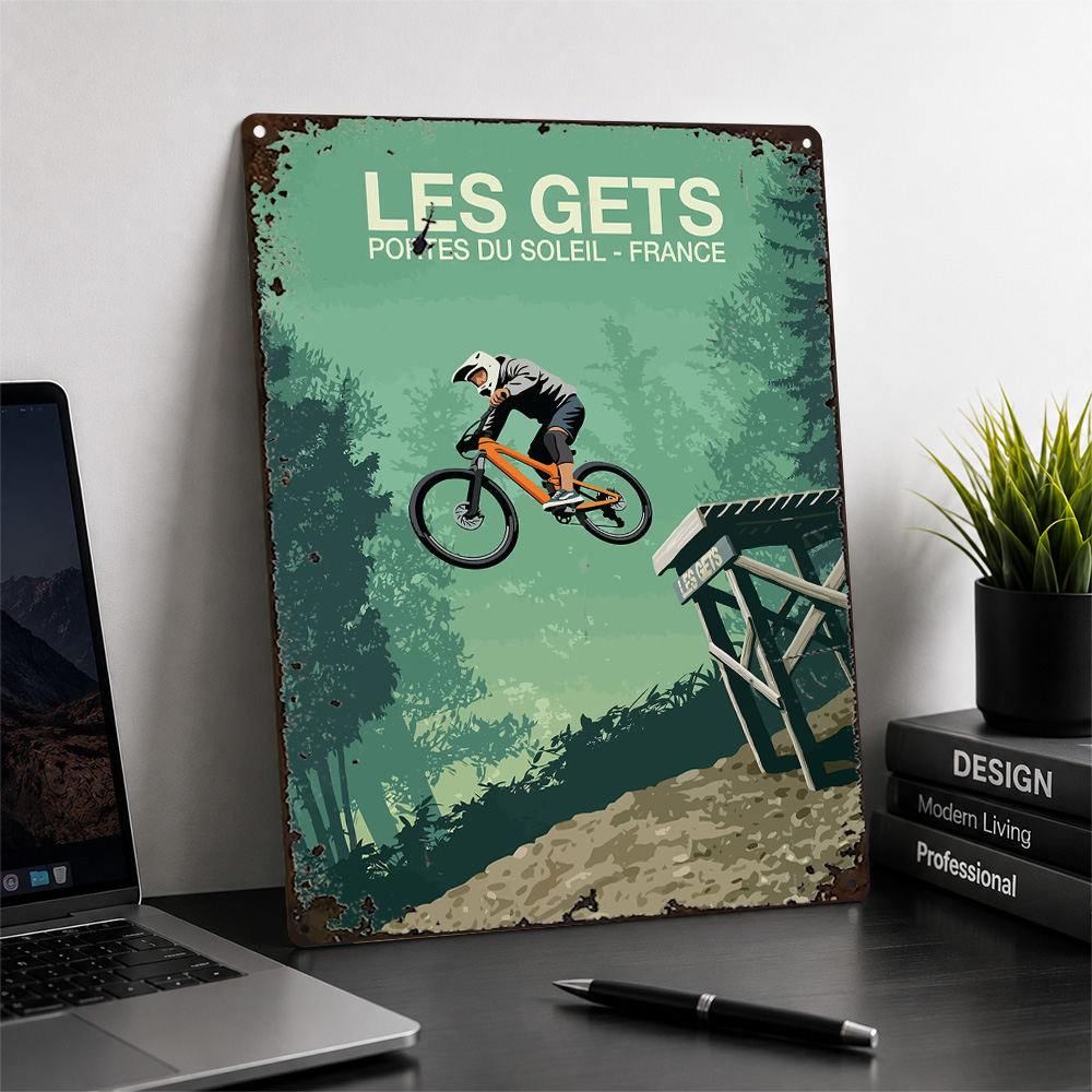 Póster estampado con motivos d - Mountain Biking Europe reseña y precio