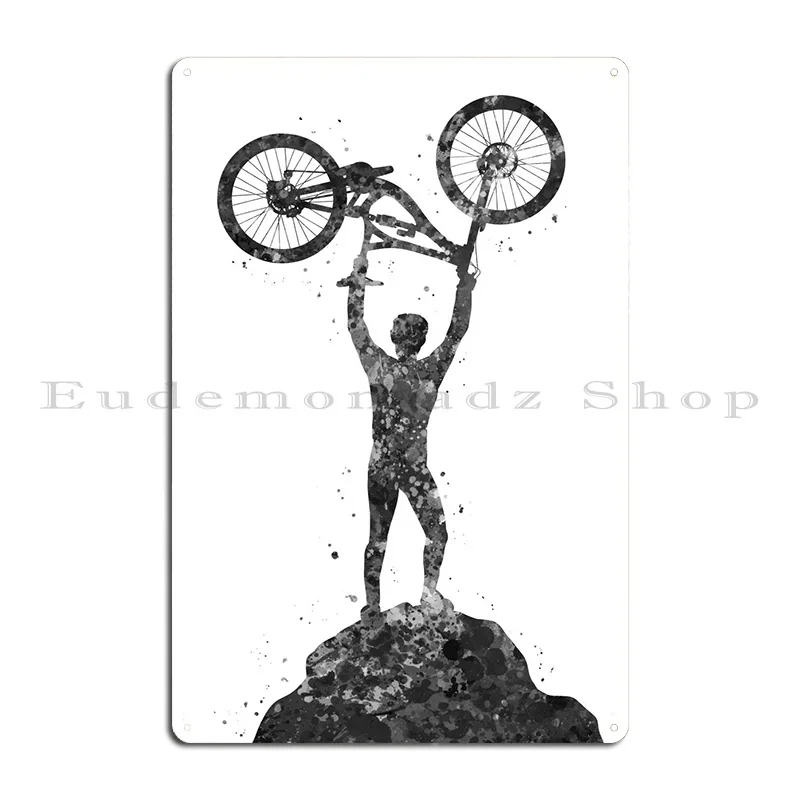 Placa metálica de bicicleta de - Mountain Biking Europe reseña y precio
