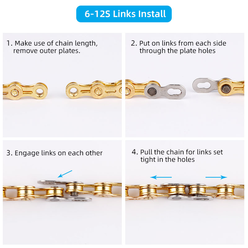 6 pares de juntas de eslabones - Chain Quick Link reseña y precio