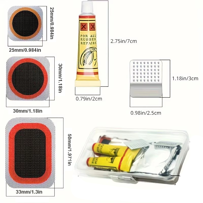 Kit de reparación de neumático - Mountain Biking Tube reseña y precio