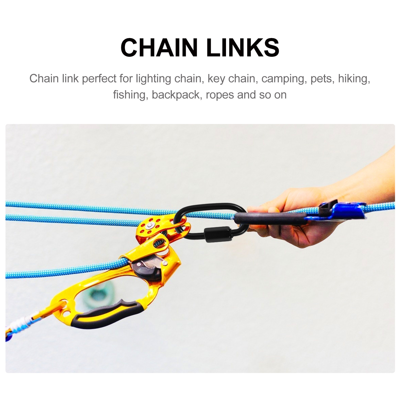 8 unidades de eslabones de cad - Chain Quick Link reseña y precio