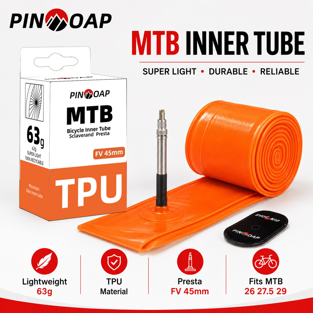 PINMOAP-tubo interior para bic - Mountain Biking Tube reseña y precio