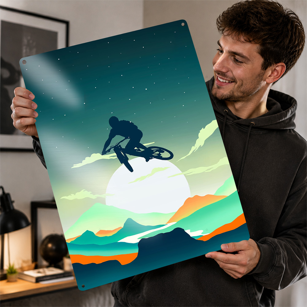 Póster Texturizado de Biciclet - Mountain Biking Europe reseña y precio