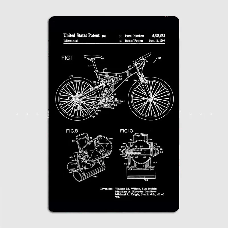Letrero Metálico Retro Blanco  - Mountain Biking Europe reseña y precio
