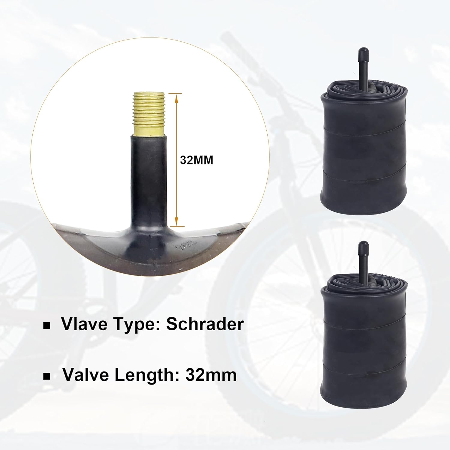 ZUKKA tubos interiores anchos  - Mountain Biking Tube reseña y precio