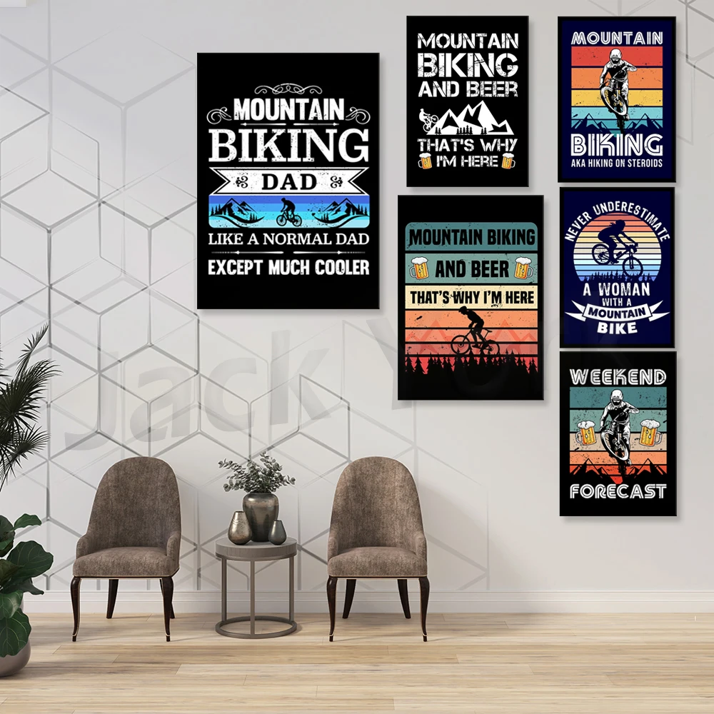 Go-pintura en lienzo con impre - Mountain Biking Europe reseña y precio